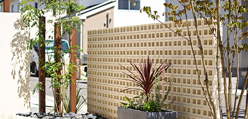 フェンス・ブロック イメージ写真